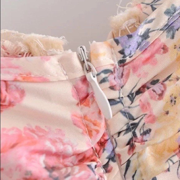 CLEARANCE Floral Ruched Cami Tank Mini Dress - Picture 12 of 14